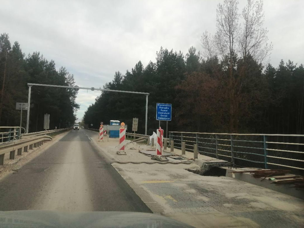 Remont mostu na Bugu w ciągu DK-19