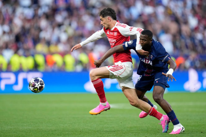 Liga mistrzów. Mecz PSG - Arsenal