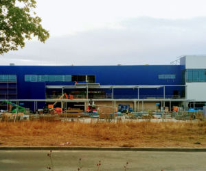 Budowa sklepu IKEA w Szczecinie - sierpień 2020
