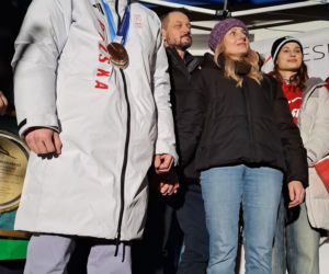 Powitanie Kacpra Tomasiaka w Bystrej 18.02.2026