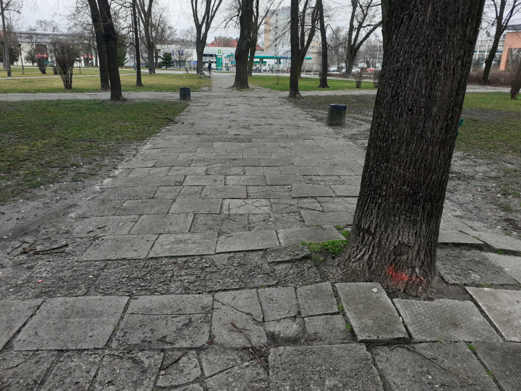 Skwer przy Placu Jagiellońskim