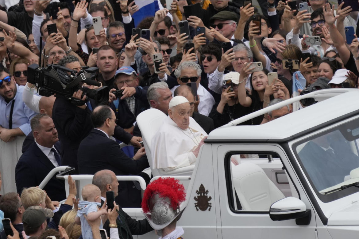 Papież Franciszek.