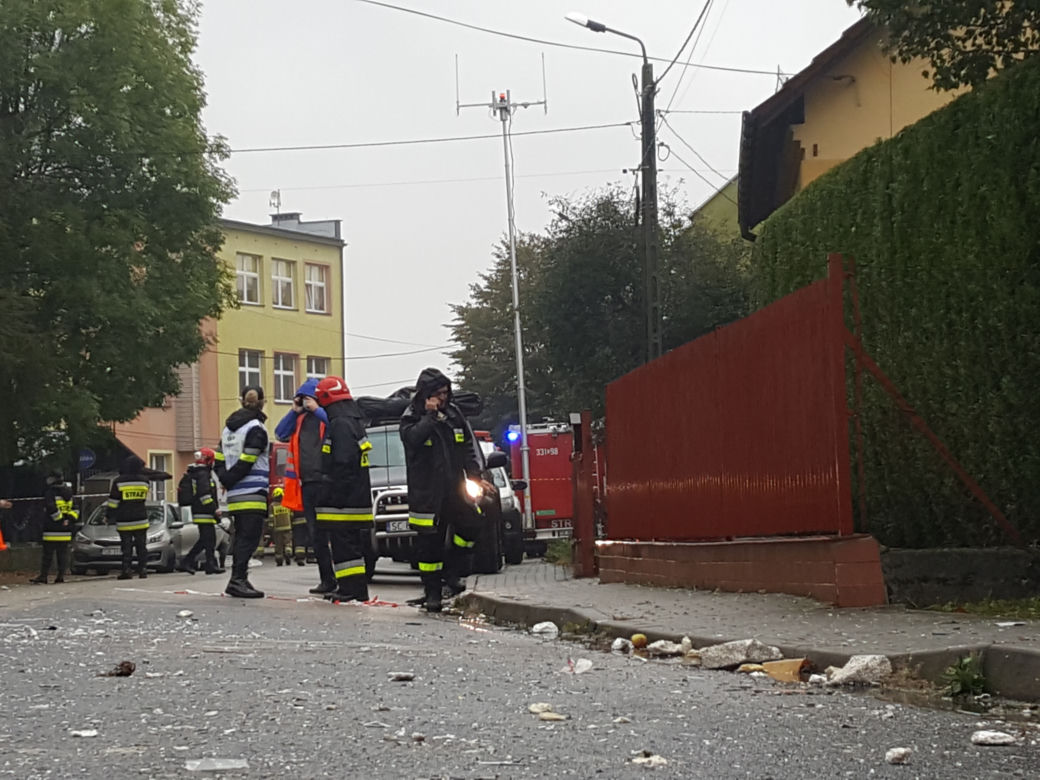 Wybuch gazu w Kobiernicach