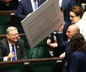 Okrutna karykatura Suskiego. Poseł obśmiał koleżankę z sejmu