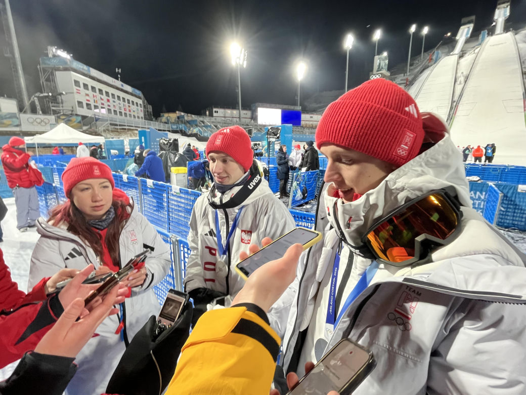 Kacper Tomasiak i Paweł Wąsek z medalami olimpijskimi