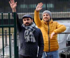 O mnie się nie martw 2 sezon odc. 7. Krzysiek (Paweł Domagała), Filip (Piotr Jankowski)