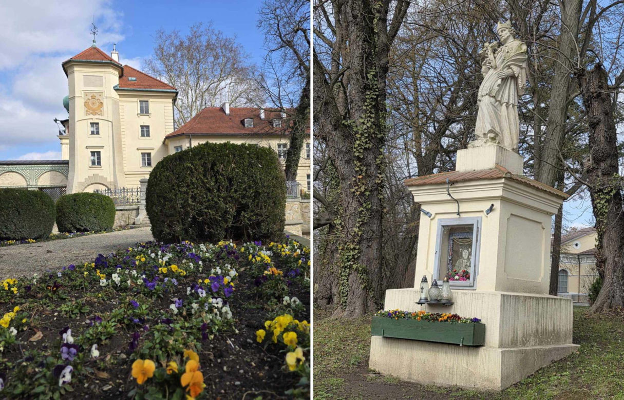 Wiosna w łańcuckim parku