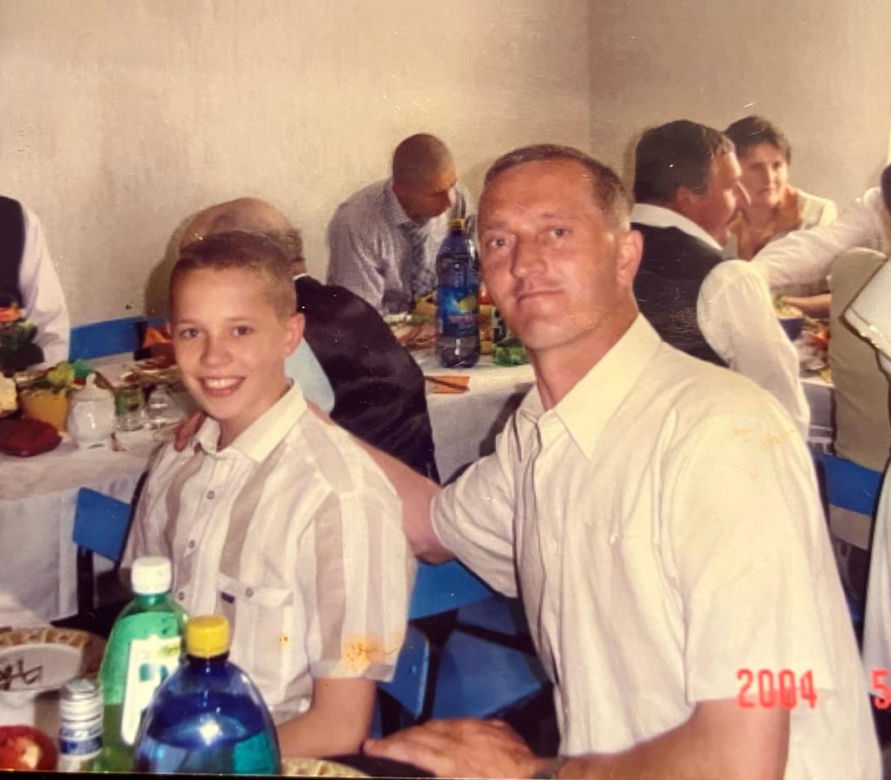 Cieślak z ojcem