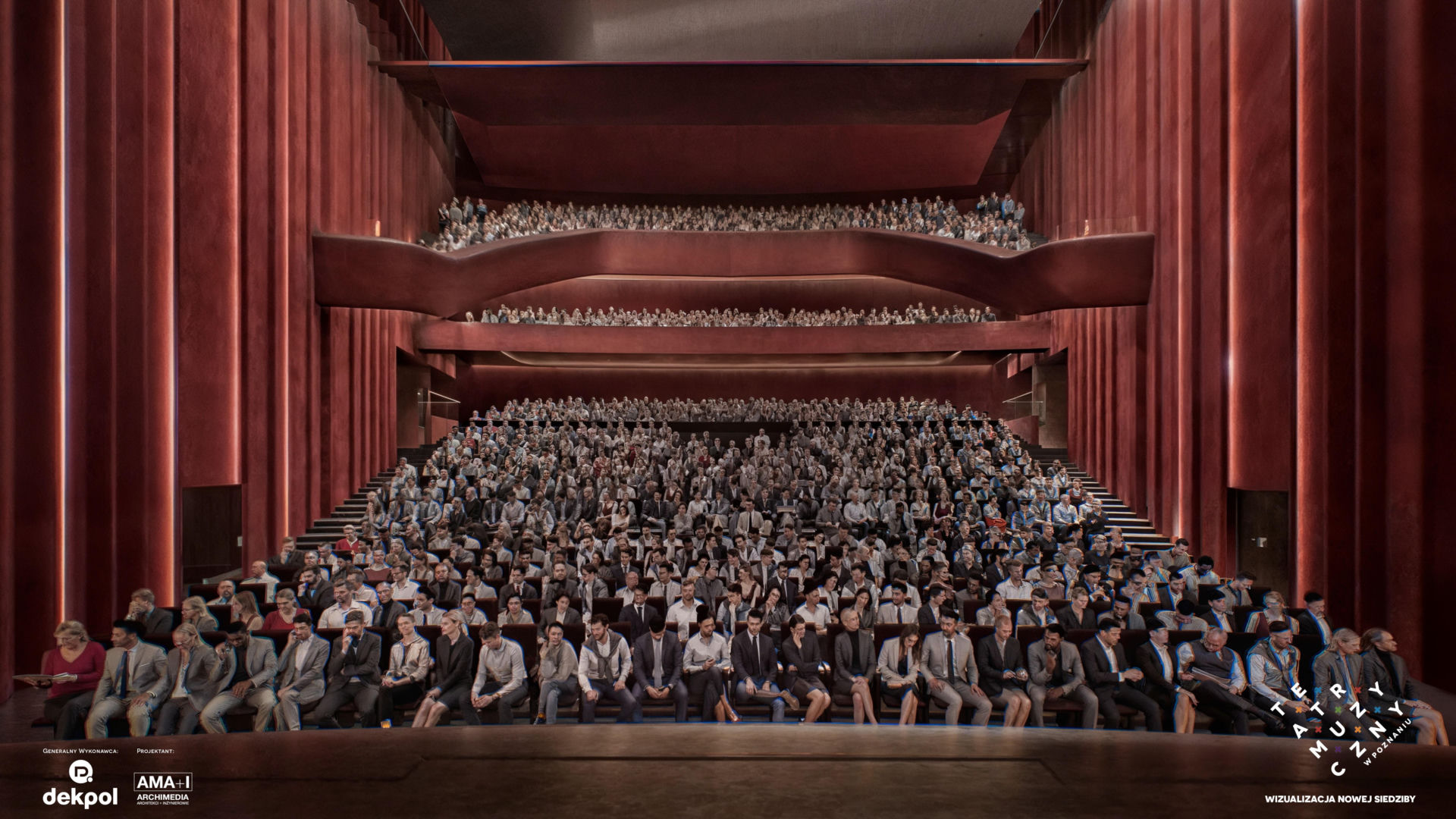 Wizualizacje nowej siedziby Teatru Muzycznego w Poznaniu