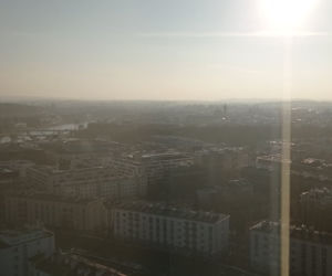 Tak smog unosi się nad Krakowem