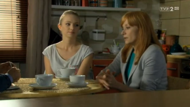 M jak miłość 1090 Agnieszka Olszewska (Magdalena Walach), Joanna (Barbara Kurdej-Szatan)