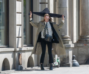 Magdalena Cielecka walczy z wiatrem