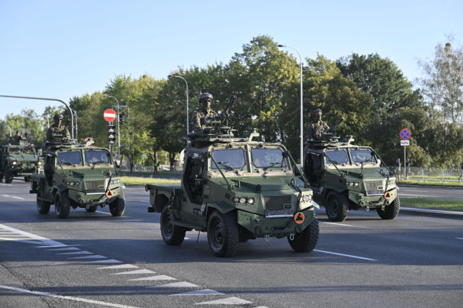 Próba generalna defilady wojskowej w Warszawie