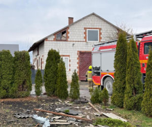 Interwencje Strażaków przy likwidacji szkód spowodowanych przez gwałtowny wiatr i burze