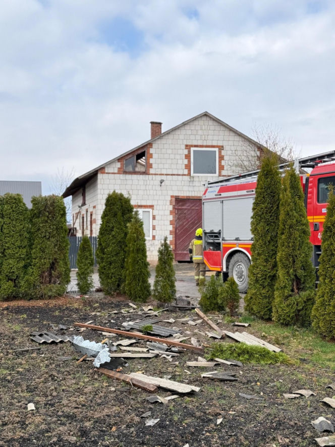 Interwencje Strażaków przy likwidacji szkód spowodowanych przez gwałtowny wiatr i burze