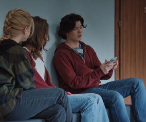 M jak miłość, odcinek 1591: Ania (Gabriela Świerczyńska), Damian (Olivier Proctor) , Basia (Gabriela Raczyńska)