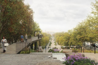 Wielkie zmiany w okolicy kładki nad Wisłą. Powstanie winda i taras widokowy