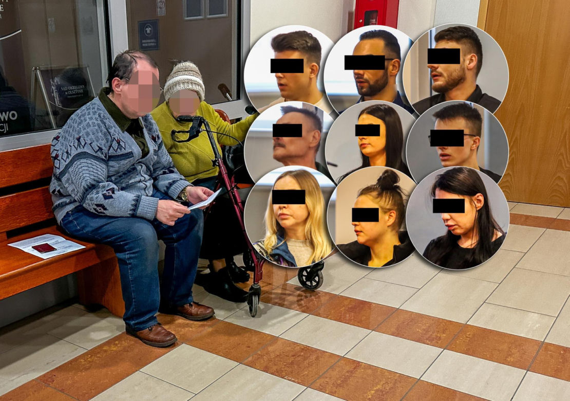 Gang zarabiał na tragedii staruszków!