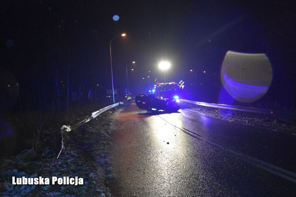 Prawie 20 zdarzeń jednej nocy! Szokująca seria w powiecie zielonogórskim [ZDJĘCIA]