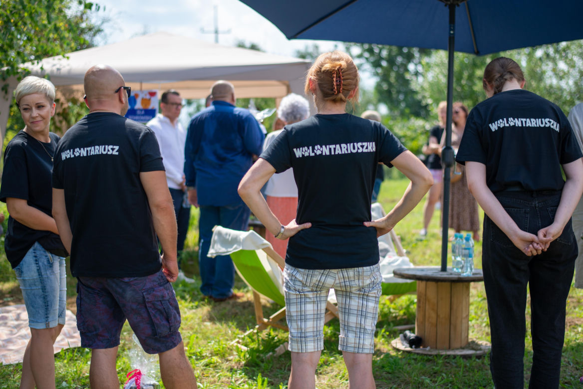 Otwarcie wybiegu dla psów w zamojskim schronisku