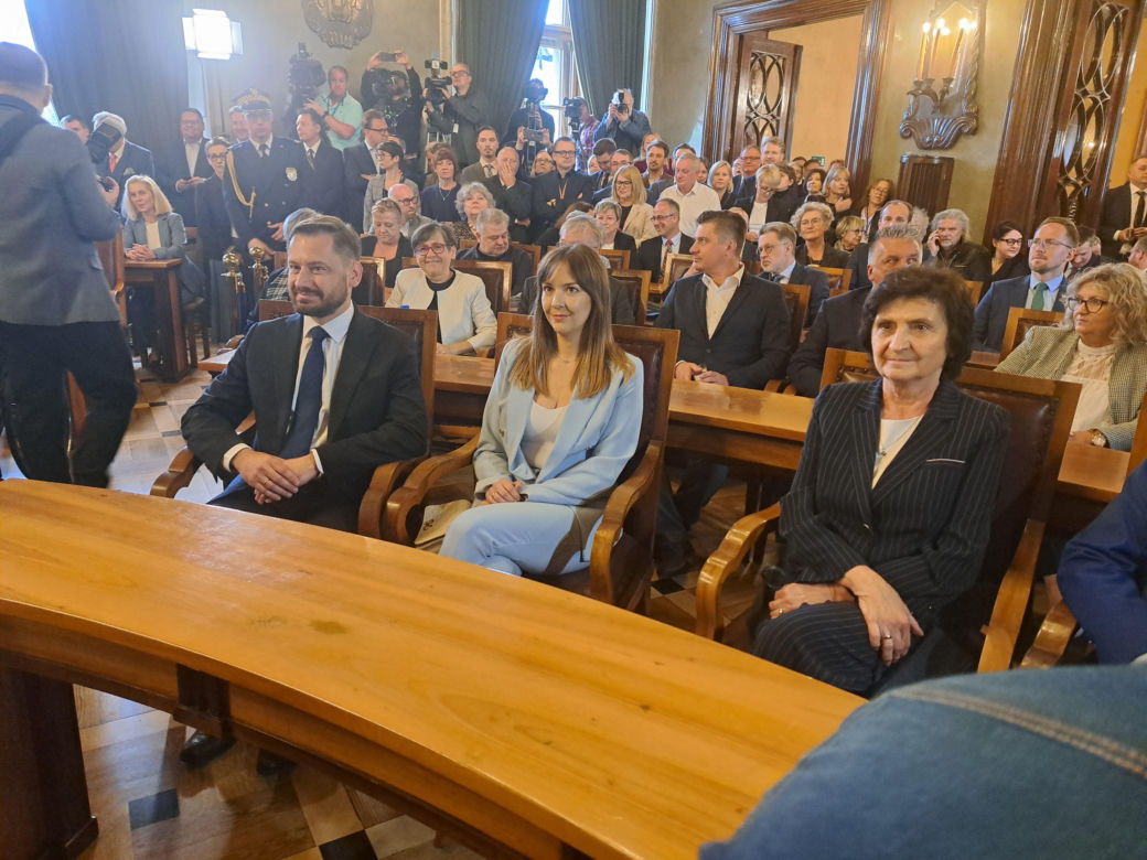 Zaprzysiężenie Aleksandra Miszalskiego na prezydenta miasta Krakowa oraz radnych IX kadencji