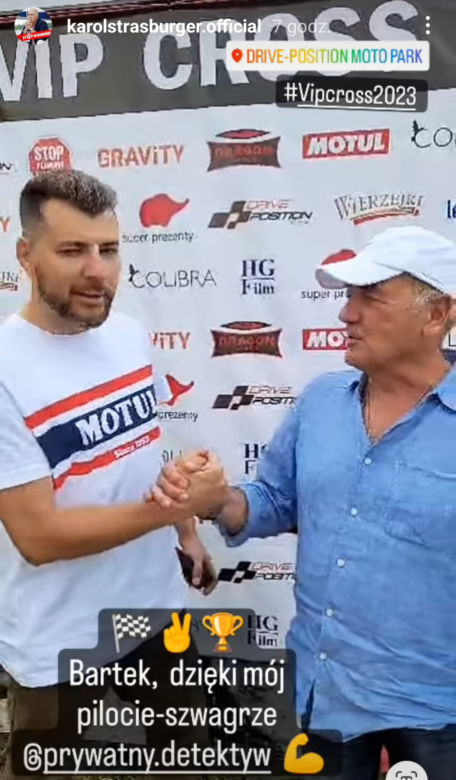  Karol Strasburger pochwalił się szwagrem