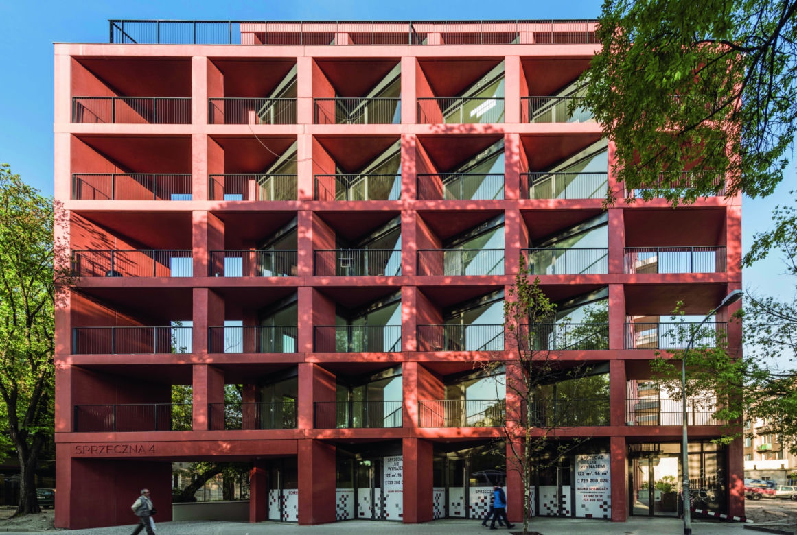 Blok mieszkalny z prefabrykatów betonowych