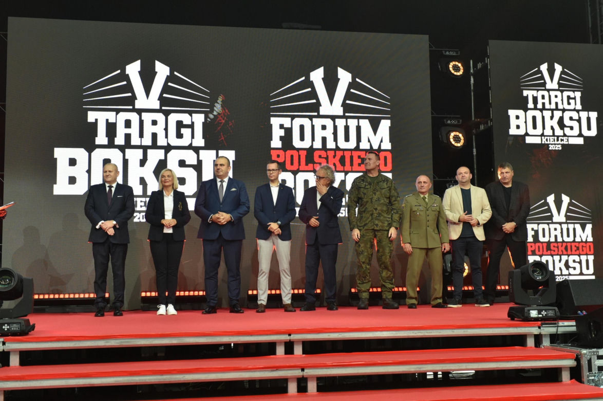 Andrzej Gołota na otwarciu V Forum Polskiego Boksu w Kielcach