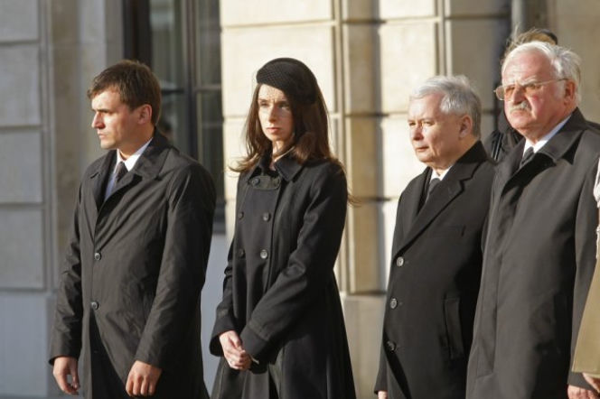 Konrad Mackiewicz, Jarosław Kaczyński, Martka Kaczyńska, Marcin Dubieniecki