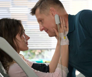 M jak miłość odc. 1907. Franka (Dominika Kachlik), Paweł (Rafał Mroczek)