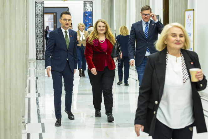 Noworoczna rewia mody w Sejmie