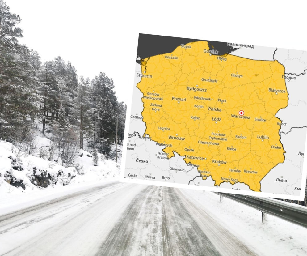 Świąteczne wyjazdy UTRUDNIONE! Wszystko przez pogodę. Alerty IMGW dla całej Polski