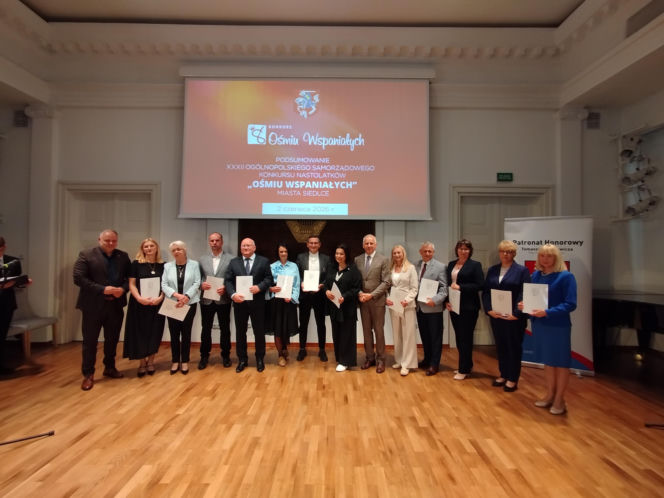 W 2026 roku w konkursie Ośmiu Wspaniałych Miasta Siedlce przyznano nagrody 9 Laureatom i 5 Wyróżnionym