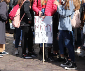 Młodzieżowy Strajk Klimatyczny w Toruniu. Protestowali przeciwko rządowi i korporacjom