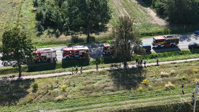 Wstrząsające zdjęcia z katastrofy kolejowej na Mazowszu