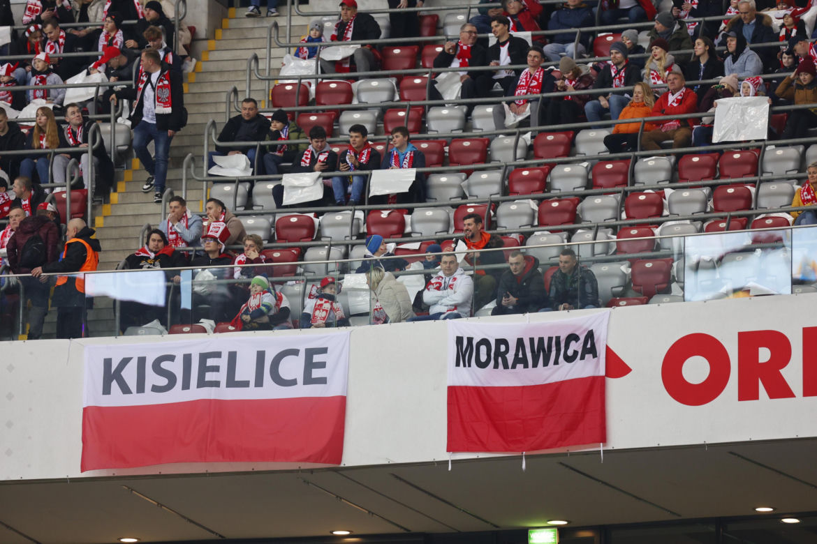 Kibice na meczu Polska - Estonia. Zdjęcia z trybun [21.03.2024]