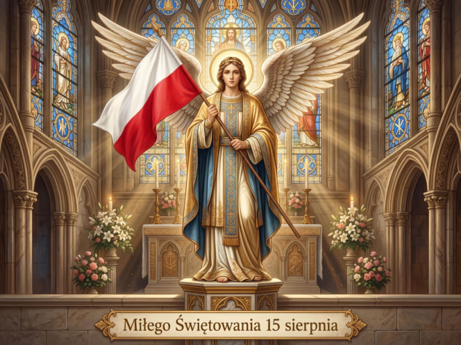 Kartki na dzień dobry 15 sierpnia