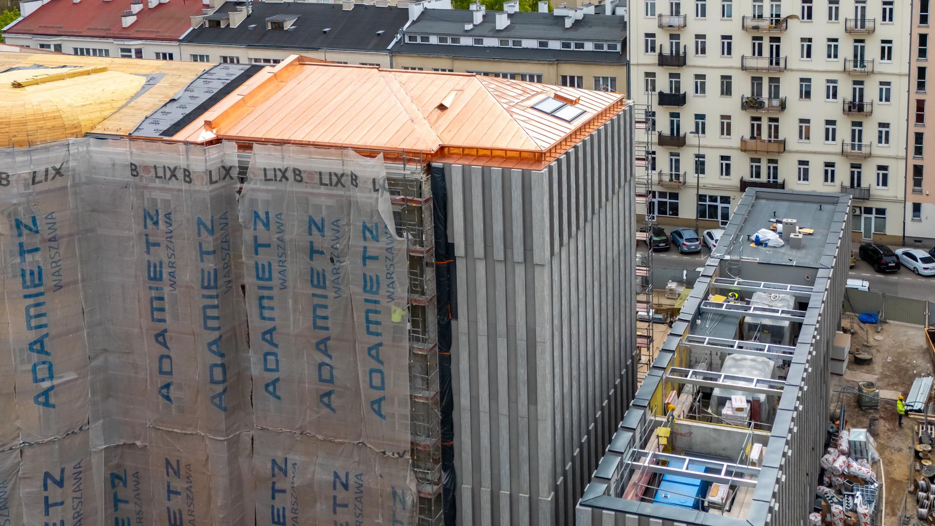 Budowa Muzeum Getta Warszawskiego - kwiecień 2026