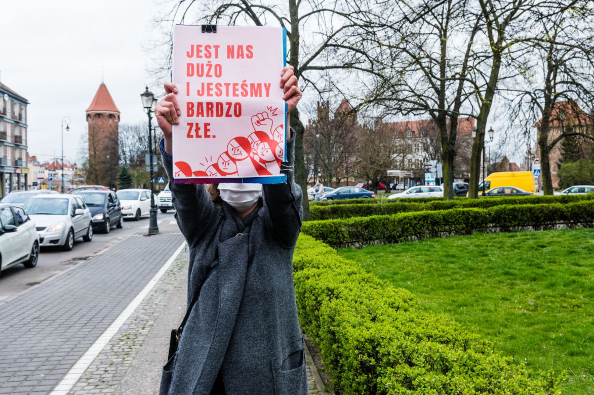 Strajk kobiet w Trójmieście. Awantura w centrum Gdańska