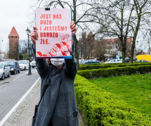 Strajk kobiet w Trójmieście. Awantura w centrum Gdańska