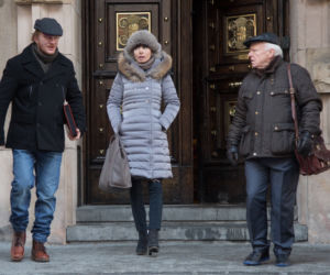 Prawo Agaty 7 sezon odc. 5.  Michał Cybulski (Eryk Lubos), Agata (Agnieszka Dygant), Andrzej Przybysz (Marian Opania)