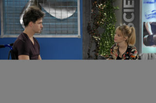 Pierwsza miłość. Paweł (Michał Malinowski), Sabina (Urszula Dębska)