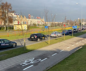 Białystok. Protest taksówkarzy 25.XI.2020