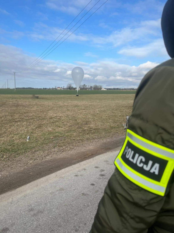 Kolejne balony spadły na Podlasiu