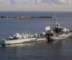 ORP Błyskawica opuściła swoje miejsce przy nabrzeżu w Gdyni