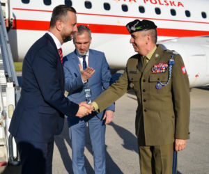 wicepremier - minister obrony narodowej Władysław Kosiniak-Kamysz wziął udział w spotkaniu ministrów obrony NATO w Brukseli