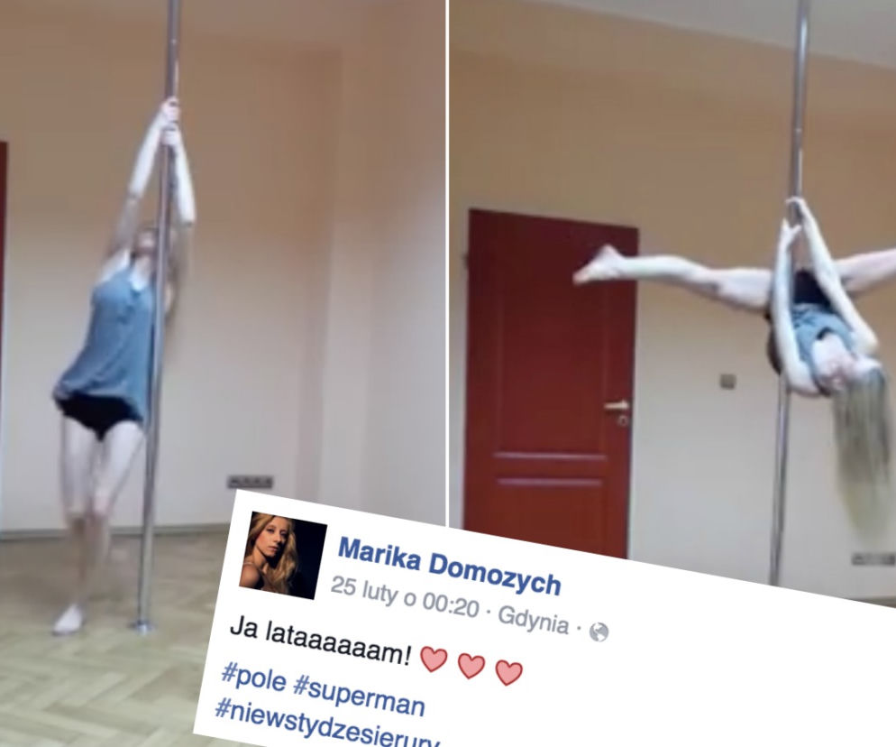 Radna Gdyni tańczy na rurze. Film stał się hitem internetu [WIDEO]