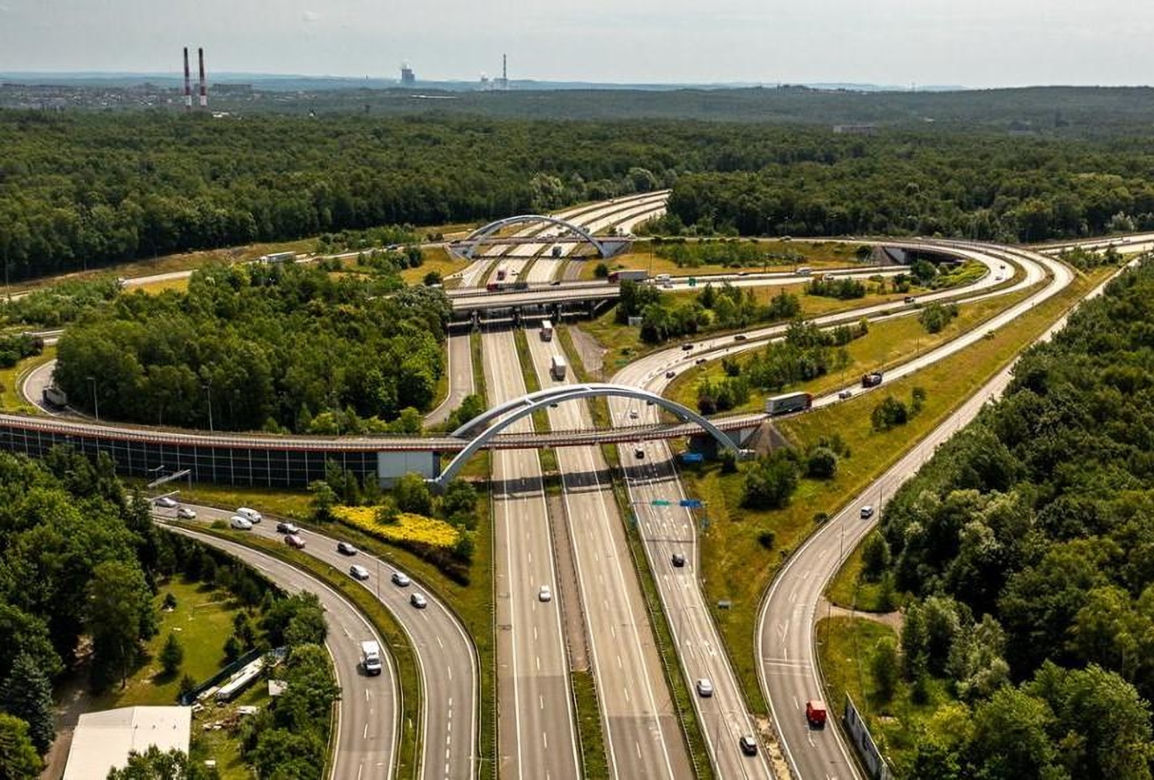 Autostrada A4 w Katowicach
