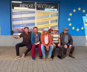 Ranczo nowy sezon 11. Witebski (Jacek Kawalec), Pietrek (Piotr Pręgowski), Hadziuk (Bogdan Kalus), Solejuk (Sylwester Maciejewski), Ignacy Japycz (Daniel Olbrychski)