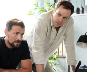 Barwy szczęścia odc. 3318. Marcin Kodur (Oskar Stoczyński), Majak (Łukasz Borkowski)